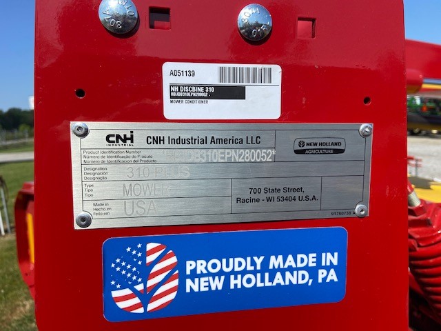 2023 New Holland DISCBINE 310 Mower Conditioner