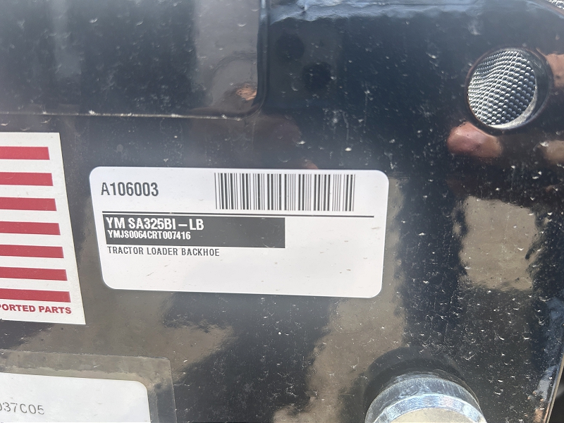 2025 Yanmar SA325BI-LB Tractor Loader Backhoe
