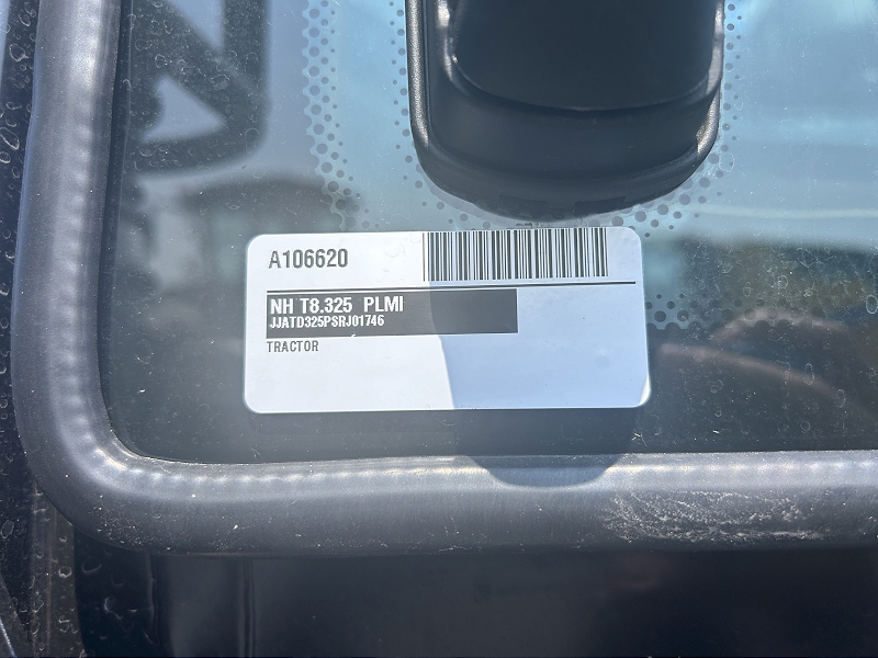 2025 New Holland T8.325  PLMI Tractor