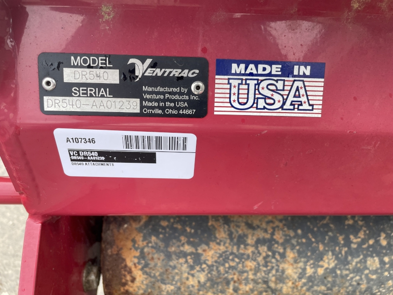 2018 Ventrac DR540 Tractor Attachment