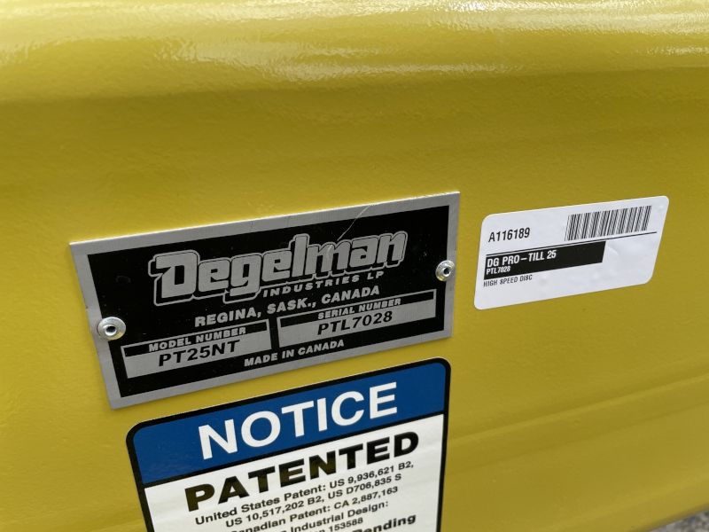 2026 Degelman PRO-TILL 25 Compact Disc