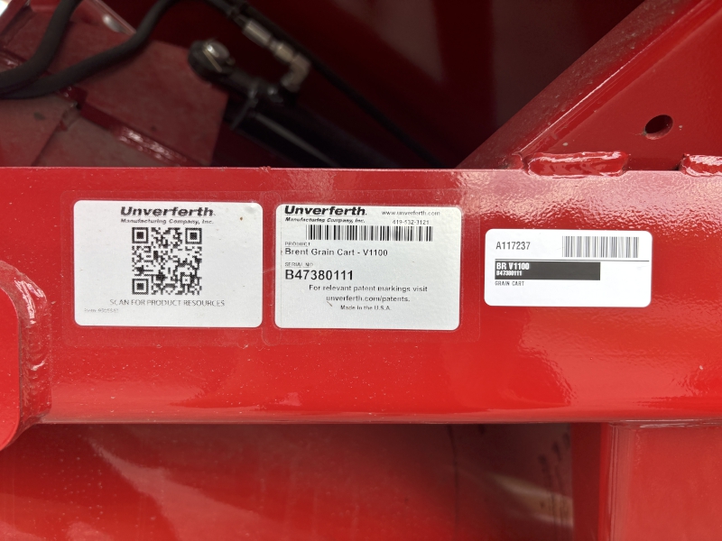 2026 Brent V1100 Grain Cart