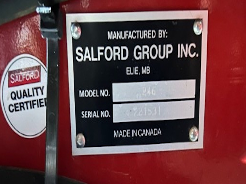 2022 Salford VALMAR 246 Fertilizer Spreader