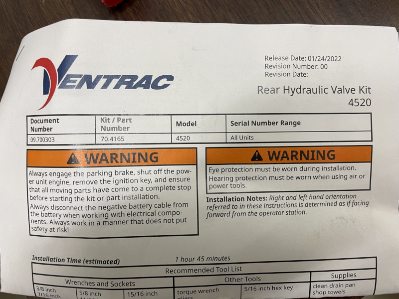 2023 Ventrac 70.4165 Tractor Attachment