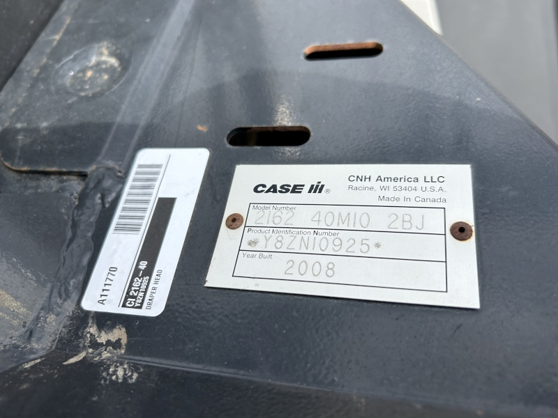 2008 Case IH 2162-40 Header Draper Flex