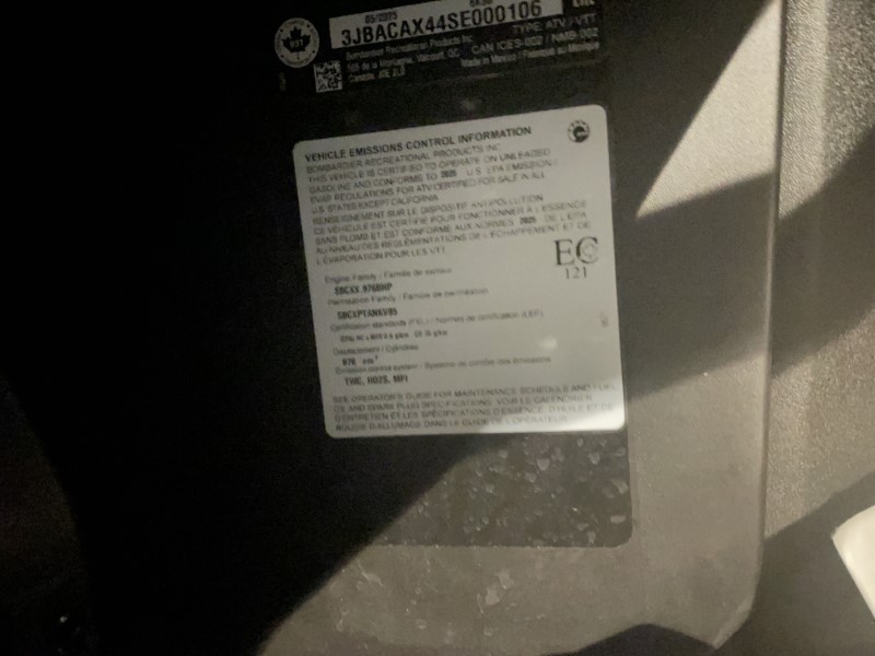 2025 Can-Am 6KSB Side by Side