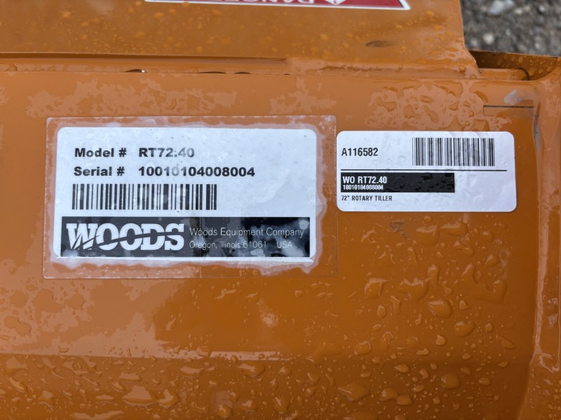 2026 Woods RT72.40 Tiller
