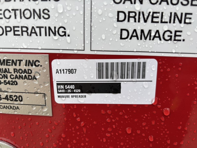 2026 Hagedorn 5440 Manure Spreader