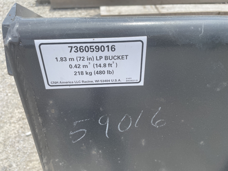 2023 New Holland 72" SS Bucket