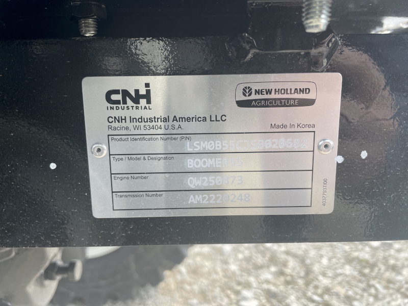 2026 New Holland BOOMER 55 Tractor