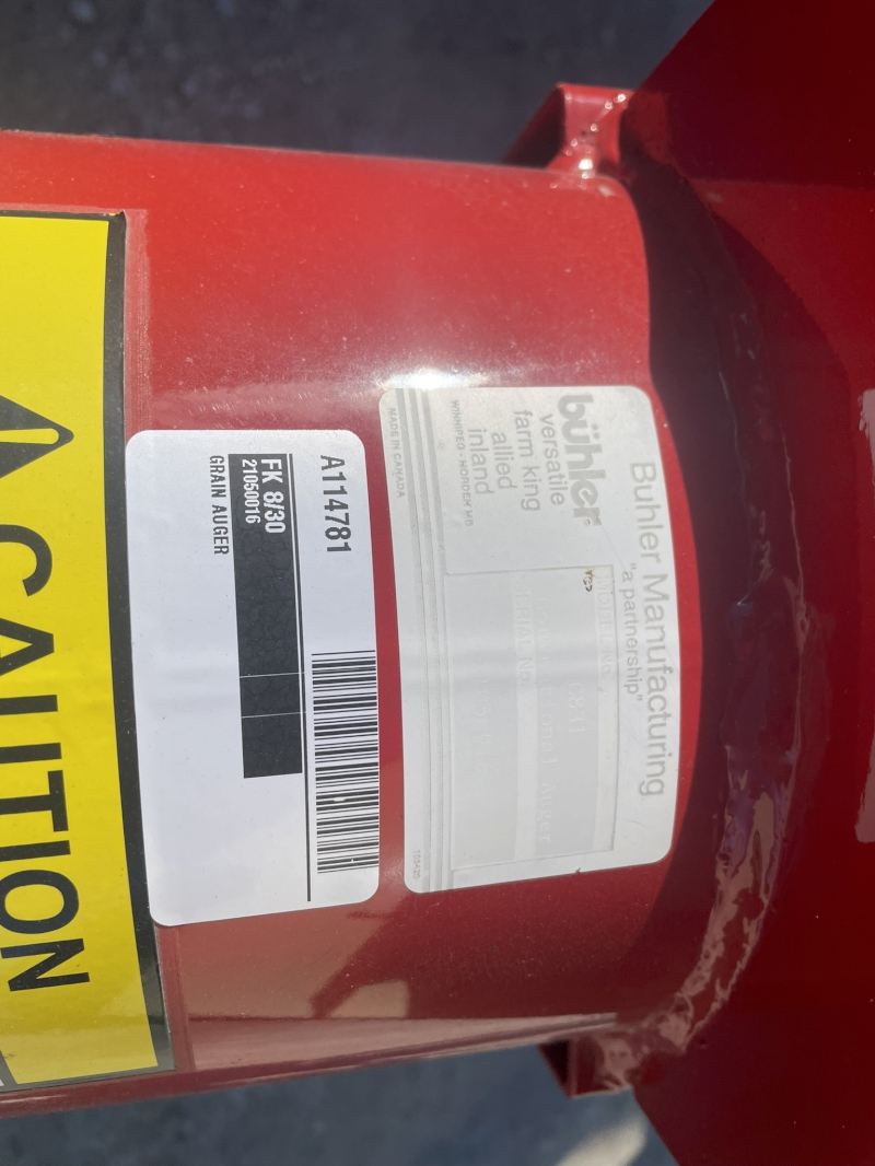 2021 Farm King 8/31 Grain Auger