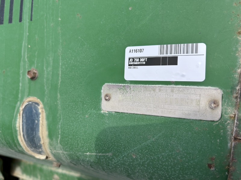 1993 John Deere 750 NO TILL Air Drill