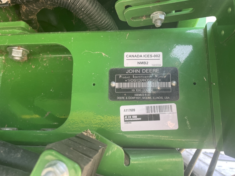 2022 John Deere X9 1000 Combine
