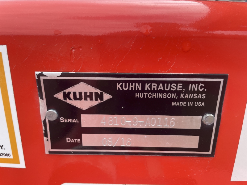 2016 Kuhn 4810-9 Disk Ripper