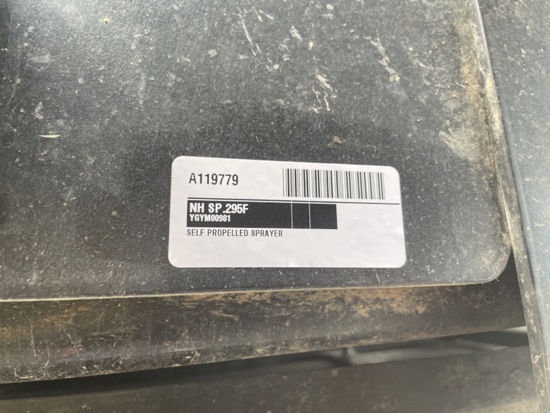 2016 New Holland SP.295F Sprayer/High Clearance