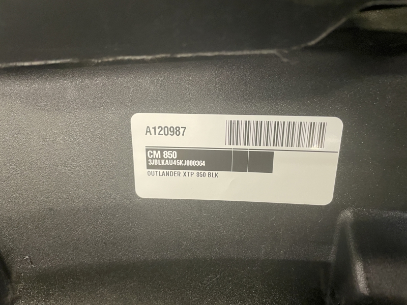2019 Can-Am 850 ATV