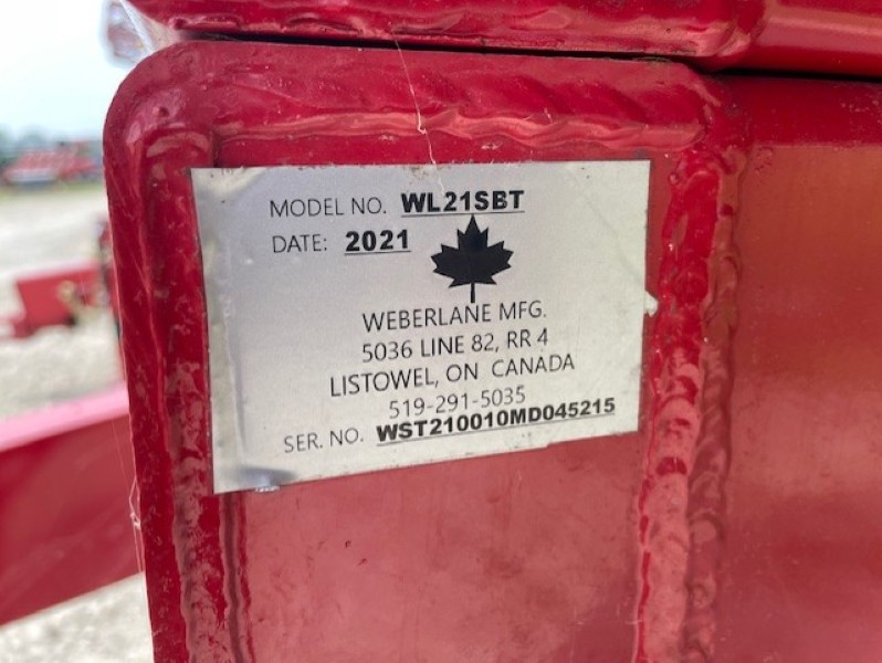 2021 Weber Lane 21T Wagon/Dump