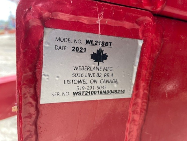 2021 Weber Lane 21T Wagon/Dump