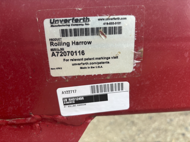 2024 Unverferth RHD1245R Harrow