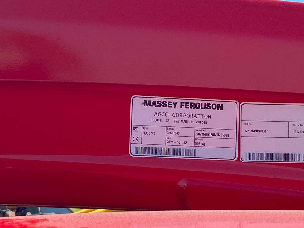 2022 Massey Ferguson FL3615 Loader