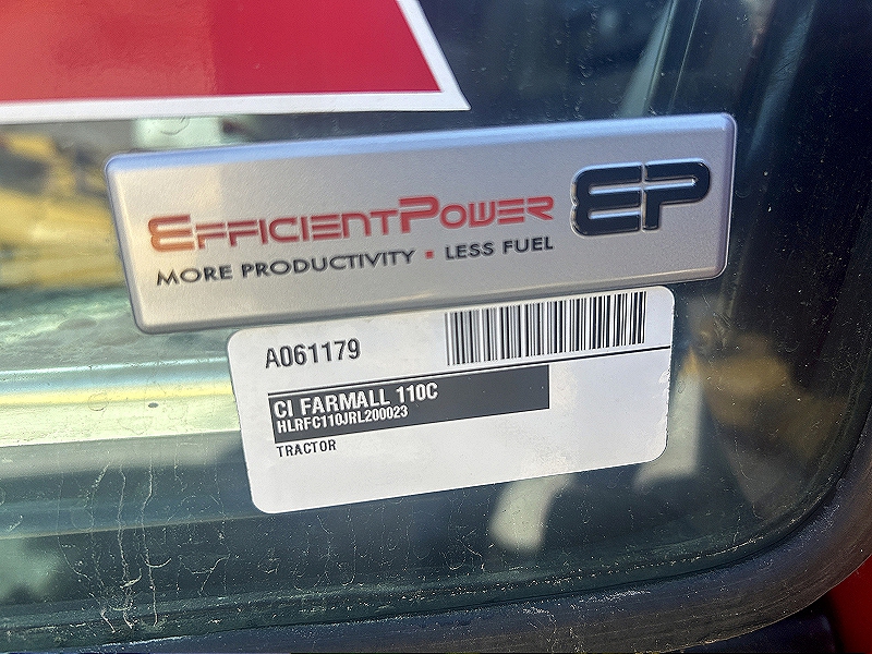 2024 Case IH FARMALL 110C Tractor