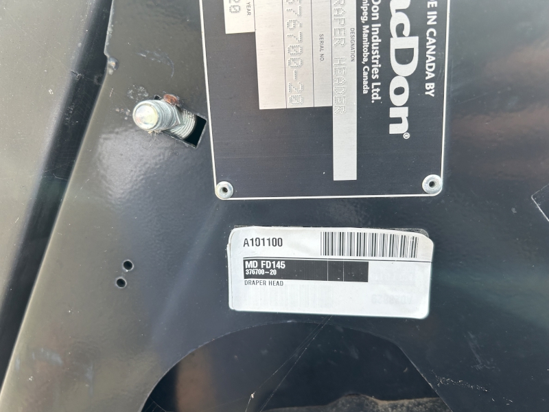 2020 MacDon FD145 Header Draper Flex