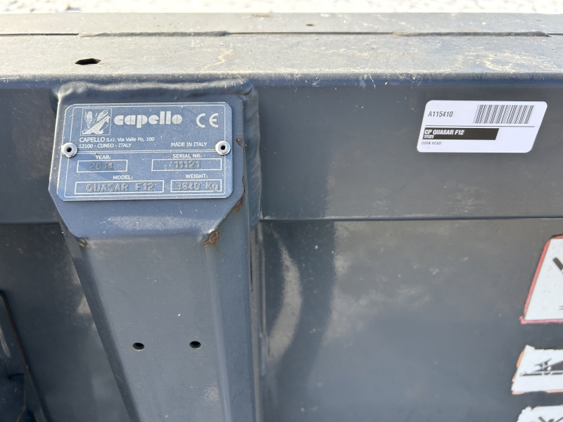 2014 Capello QUASAR F12 Header Corn Head