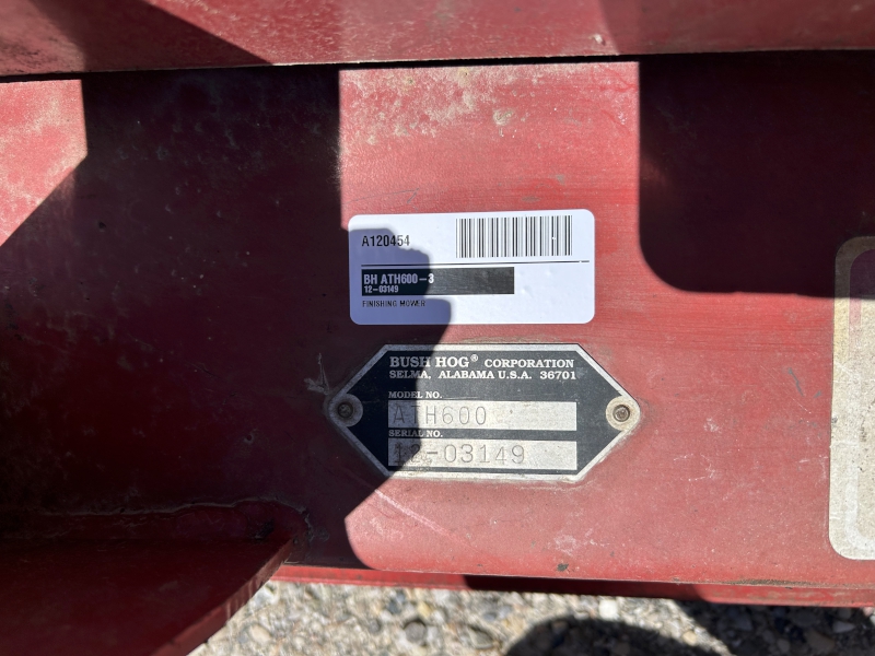 1998 Bush Hog ATH600-3 Mower