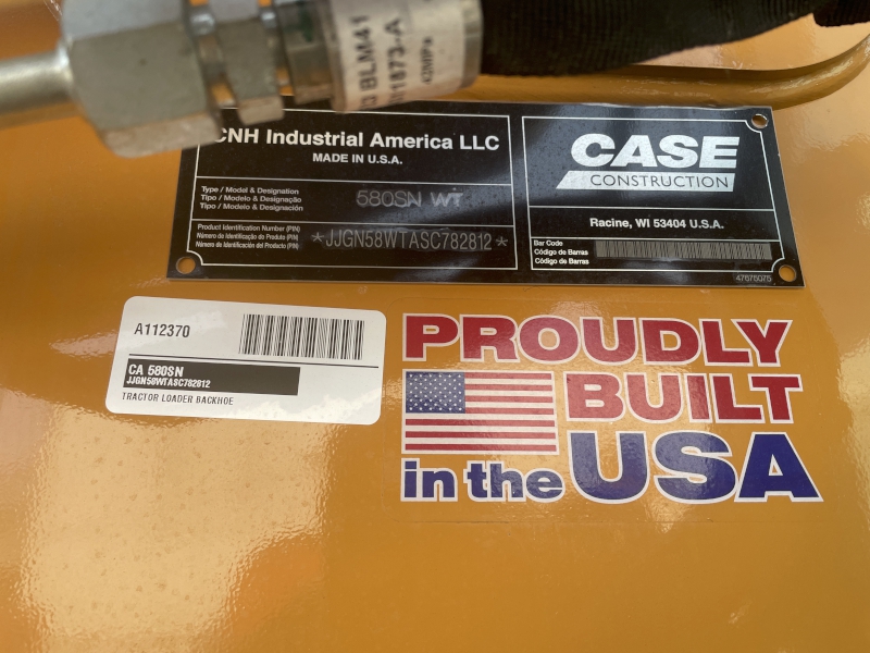 2026 Case 580SN Tractor Loader Backhoe