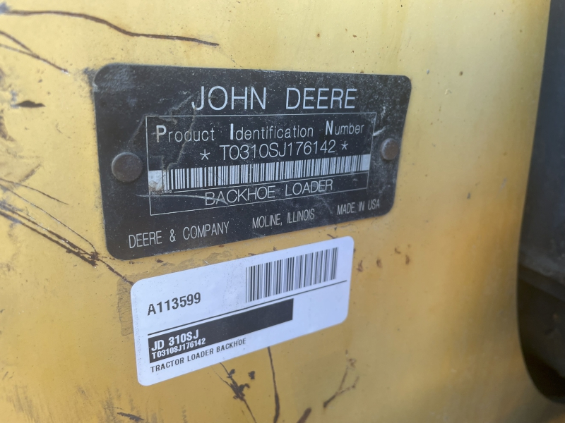 2009 John Deere 310SJ Backhoe