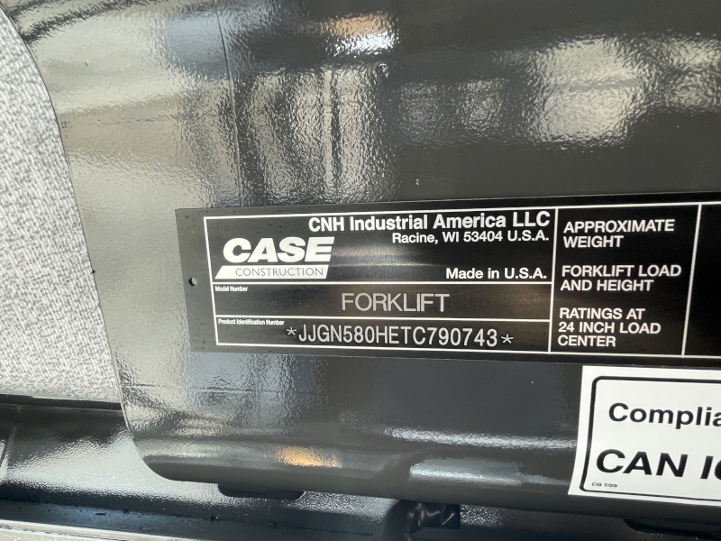 2026 Case 588H Forklift