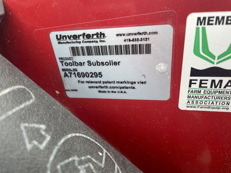 2024 Unverferth 122 Deep Tillage