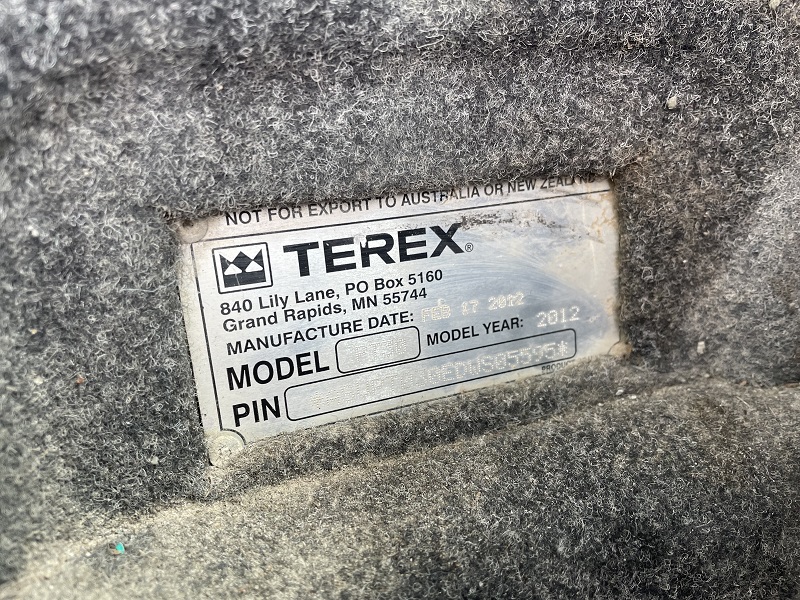 2012 Terex PT30 Compact Track Loader