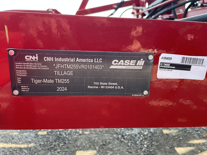 2024 Case IH TM255 Field Cultivator