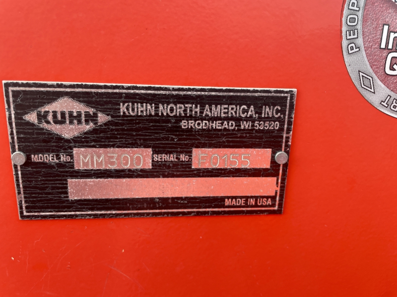 2013 Kuhn MM300 Windrow Merger