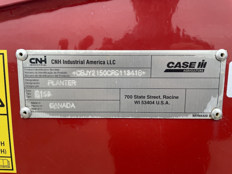 2025 Case IH 2150 Planter