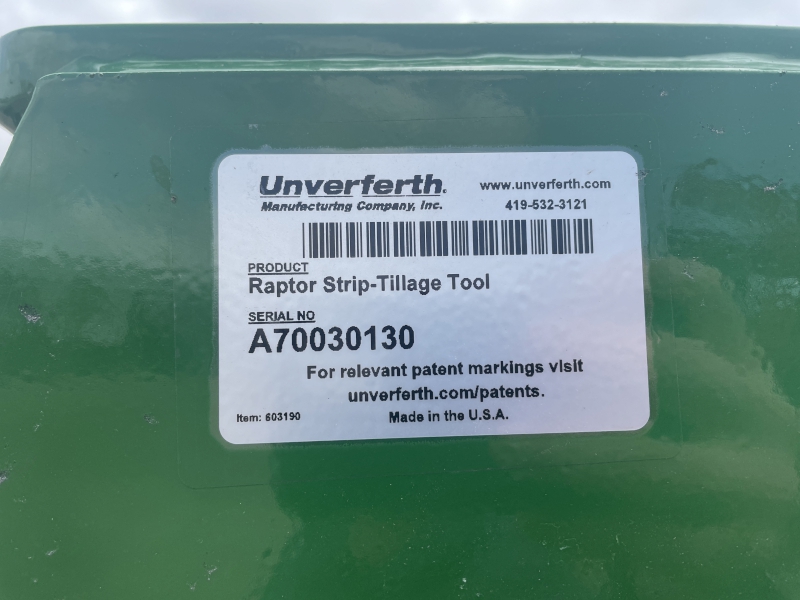 2024 Unverferth 2030DT Strip Till