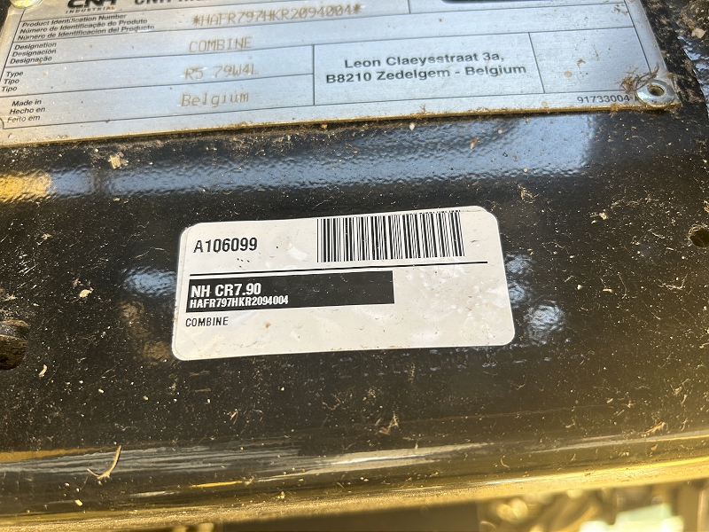 2024 New Holland CR7.90 Combine