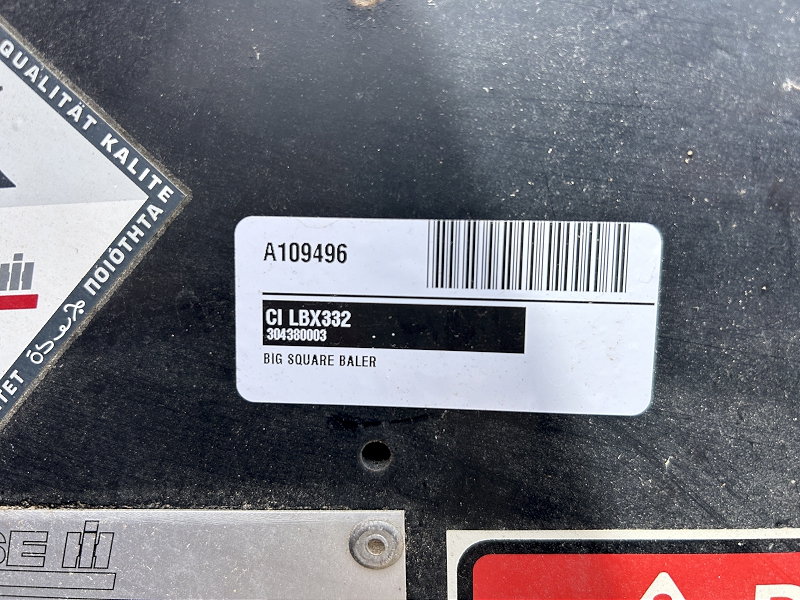 2004 Case IH LBX332 Baler/Big Square