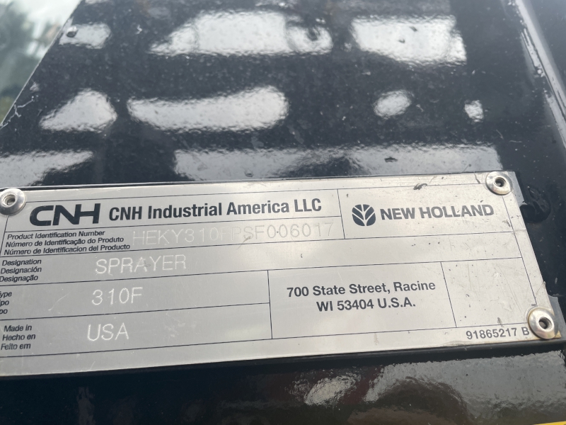 2026 New Holland SP.310F Sprayer/High Clearance