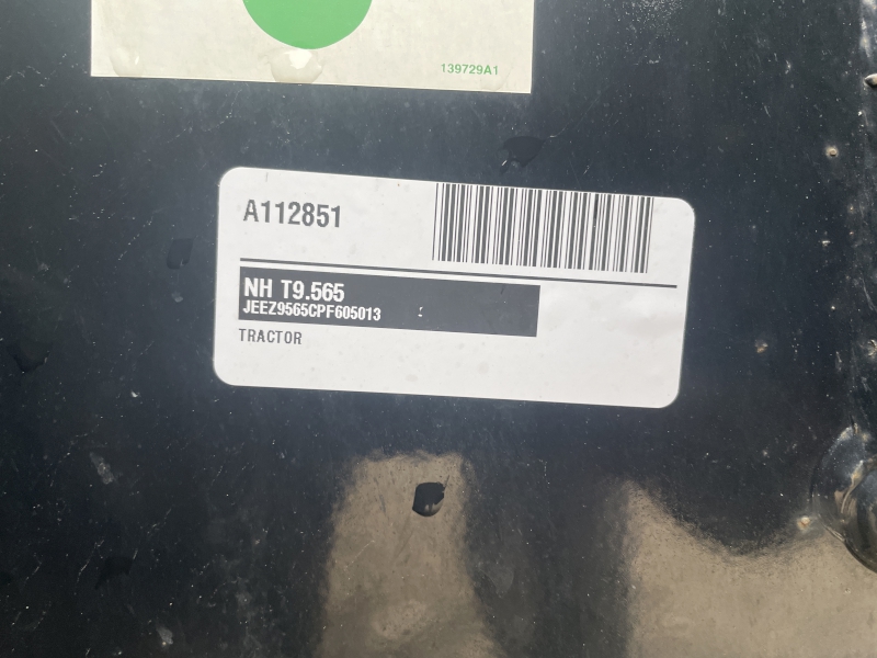 2023 New Holland T9.565 Tractor 4WD