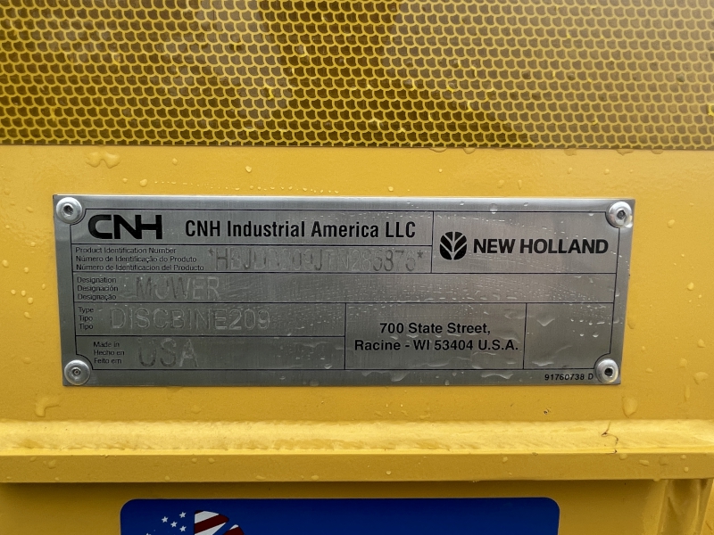 2026 New Holland DISCBINE_ 20 Mower Conditioner