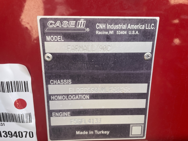 2021 Case IH FARMALL 90C Tractor