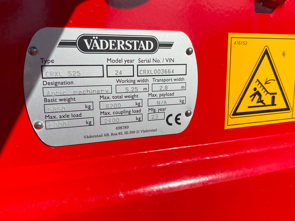 2024 Vaderstad CRXL525 Disk