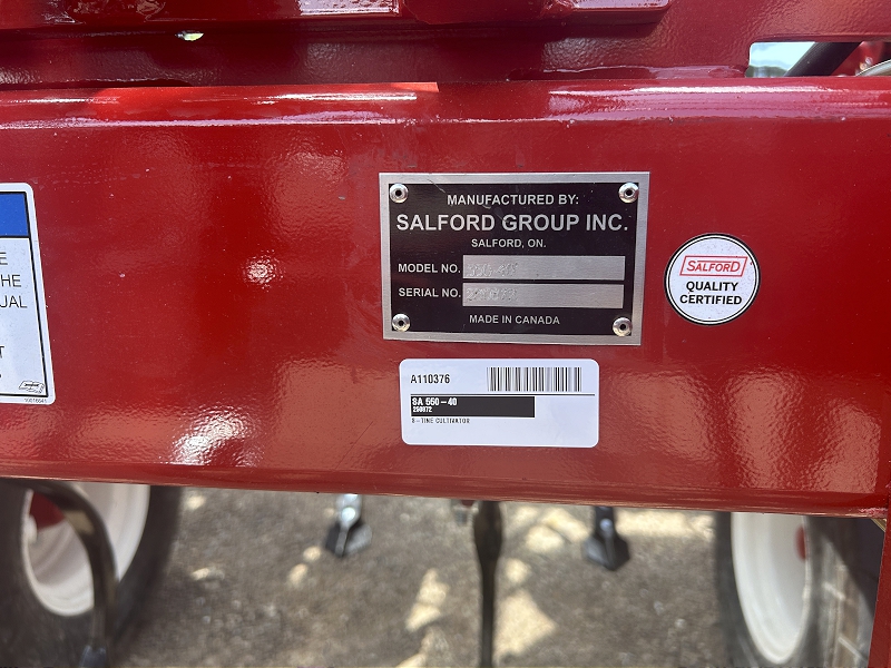 2025 Salford 550-40 Field Cultivator