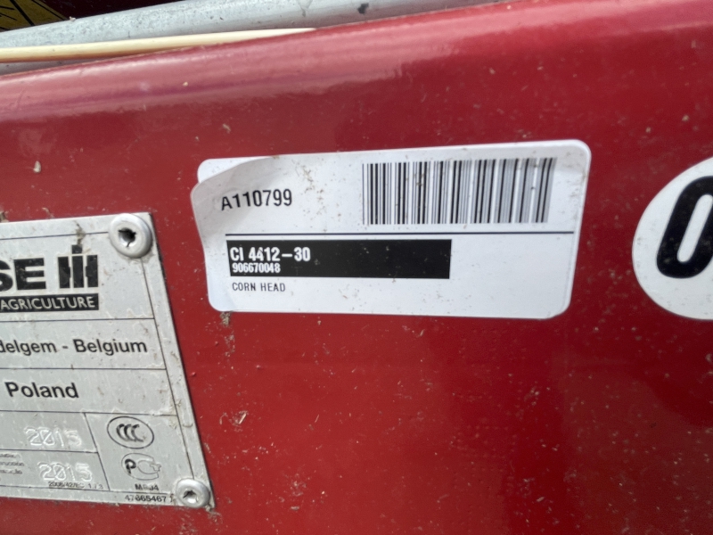 2015 Case IH 4412F-30 Header Corn Head