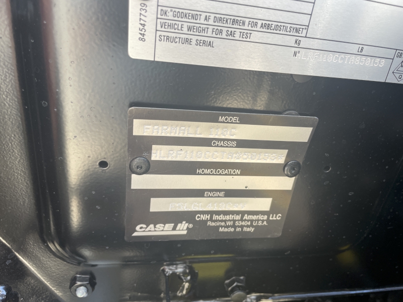 2026 Case IH FARMALL 110C Tractor
