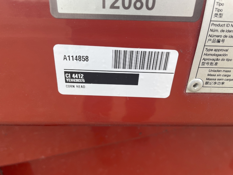 2014 Case IH 4412 Header Corn Head