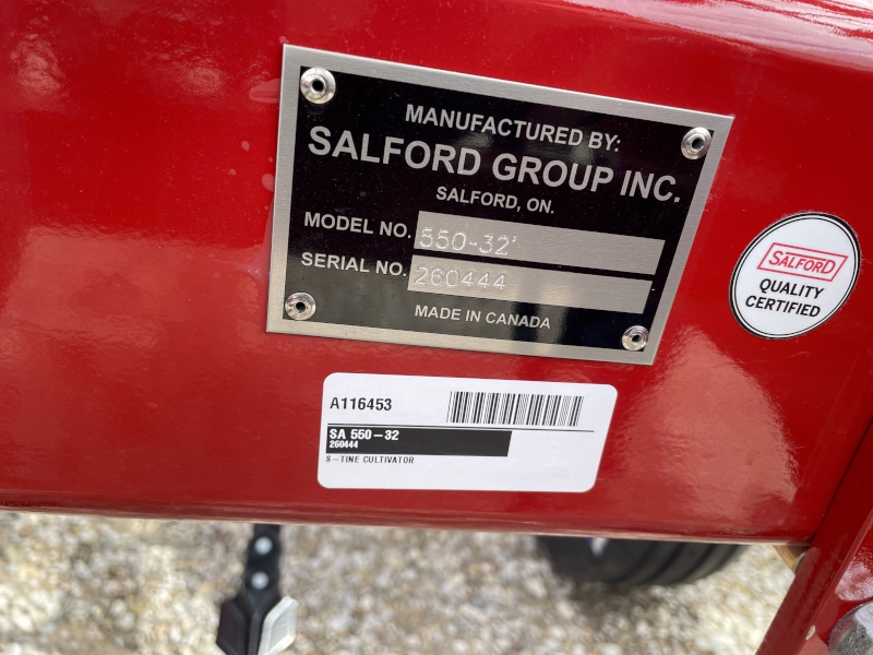 2026 Salford 550-32 Field Cultivator