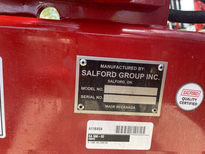 2026 Salford 550-32 Field Cultivator